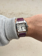 Cartier Santos Large Grain Alligator Leather Strap WSSA (Medium & Large) – Quick Release Compatible