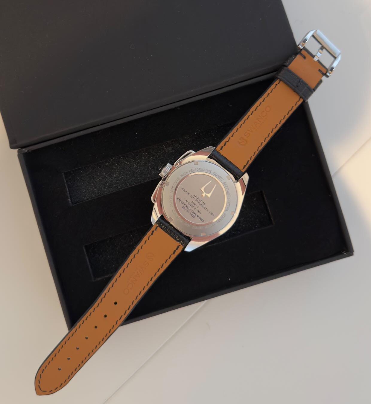 Maßgefertigtes, handgefertigtes Uhrenarmband aus Chévre-Sully-Leder