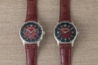 Maßgeschneidertes Cartier Tank Lederuhrenarmband – handgefertigtes glänzendes Alligatorlederarmband