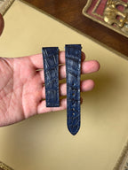 Cartier Santos Large Grain Alligator Leather Strap WSSA (Medium & Large) – Quick Release Compatible
