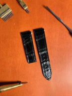 Cartier Santos Large Grain Alligator Leather Strap WSSA (Medium & Large) – Quick Release Compatible