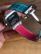 Cartier Santos Large Grain Alligator Leather Strap WSSA (Medium & Large) – Quick Release Compatible