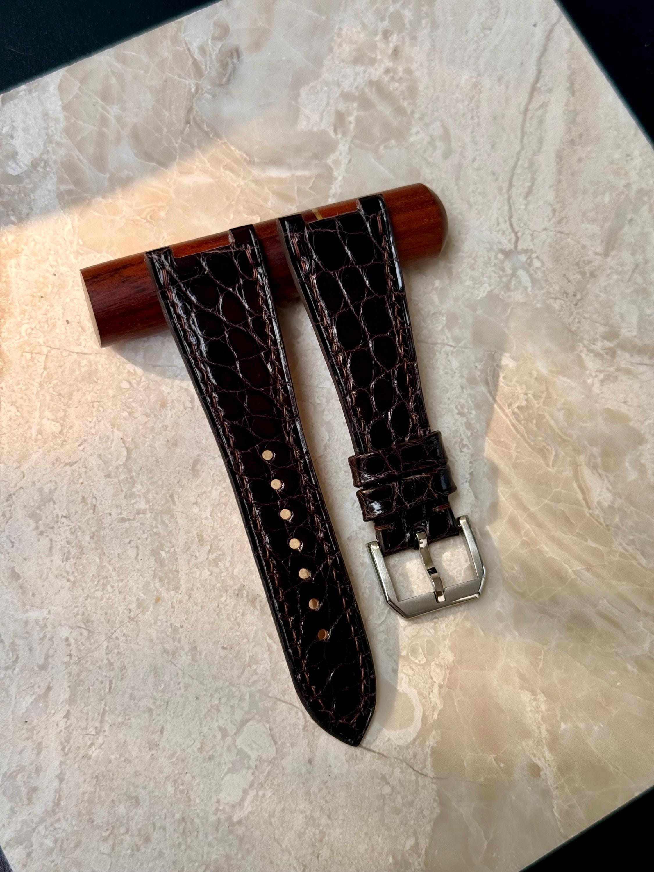 Citizen Zenshin Lederuhrenarmband - Glänzendes Alligatorleder