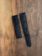 Cartier Santos Large Grain Alligator Leather Strap WSSA (Medium & Large) – Quick Release Compatible