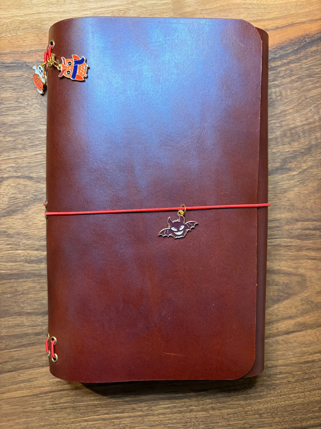 Spooky Halloween Leather Journal Cover A5