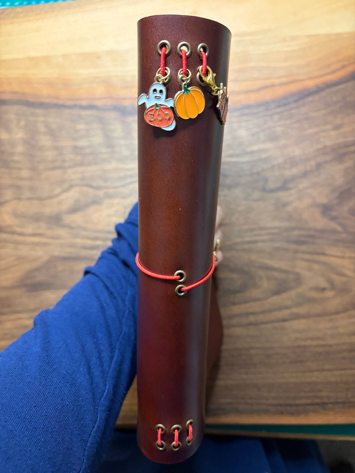 Halloween Themed Leather Journal Cover
