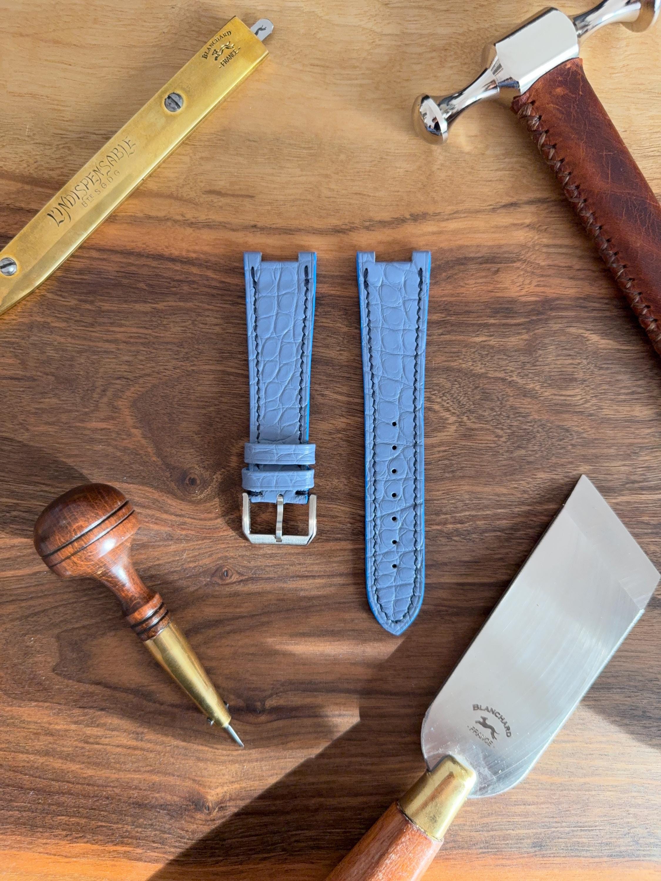 Citizen Zenshin Lederuhrenarmband - Mattes Alligatorleder