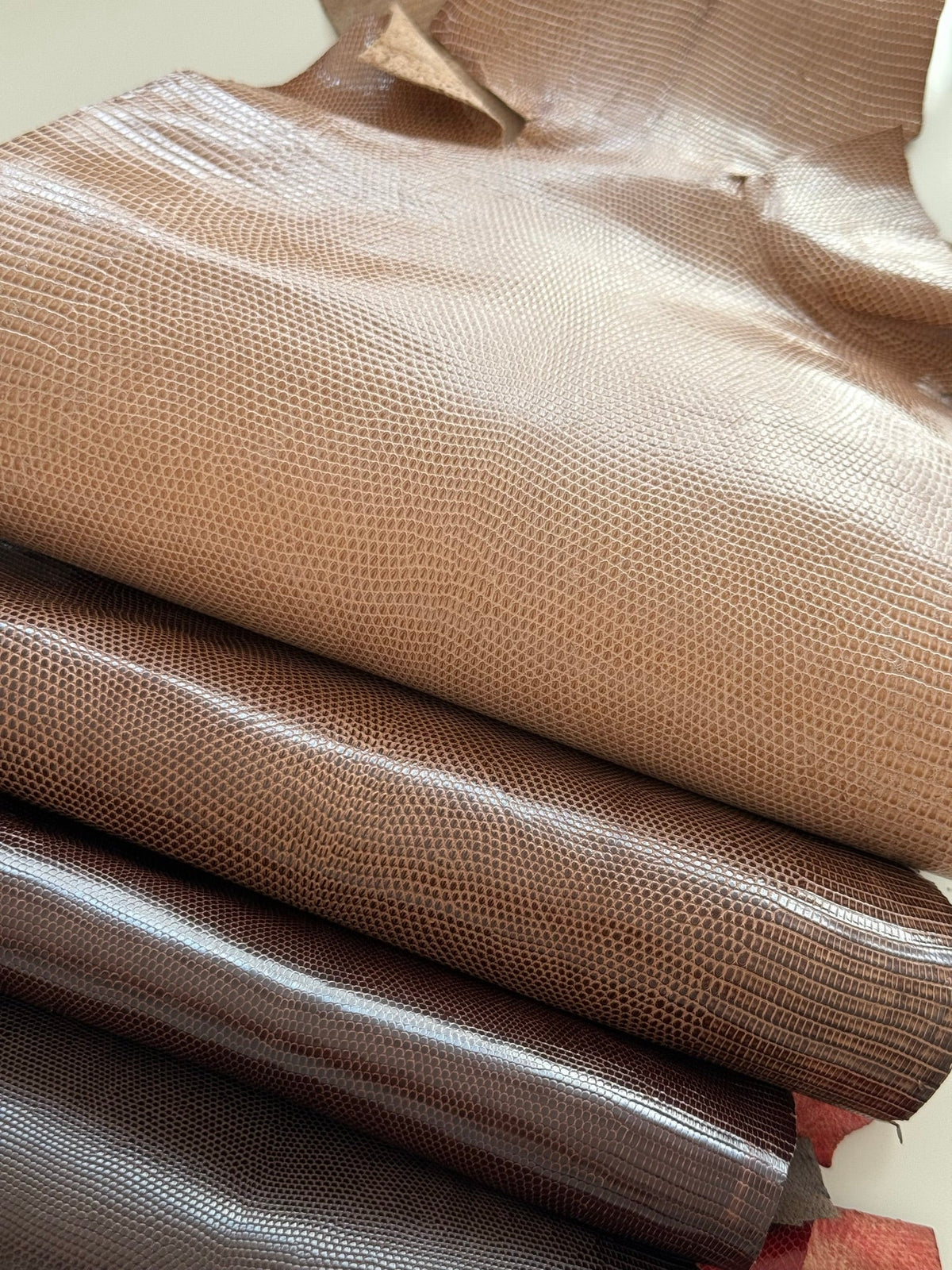 Lizard leather strap – handmade by Atelier Taha