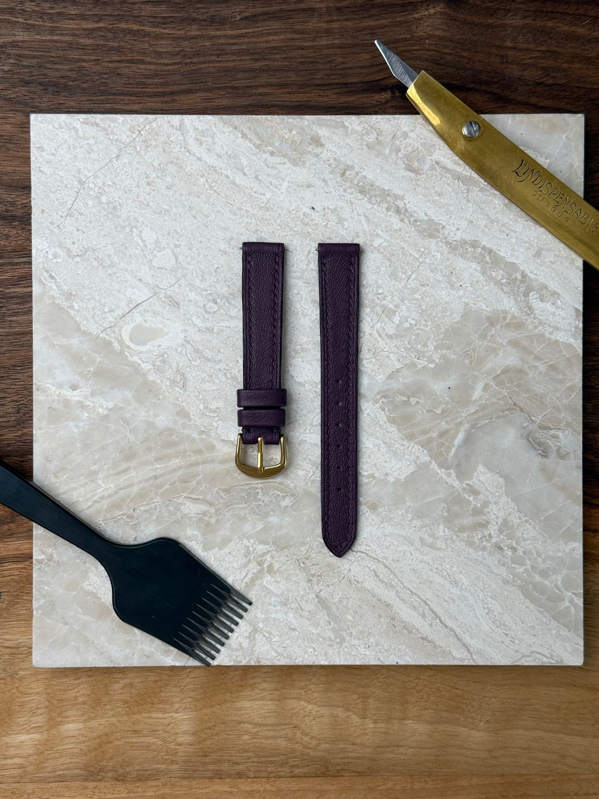 Sweet calf leather strap – handmade by Atelier Taha