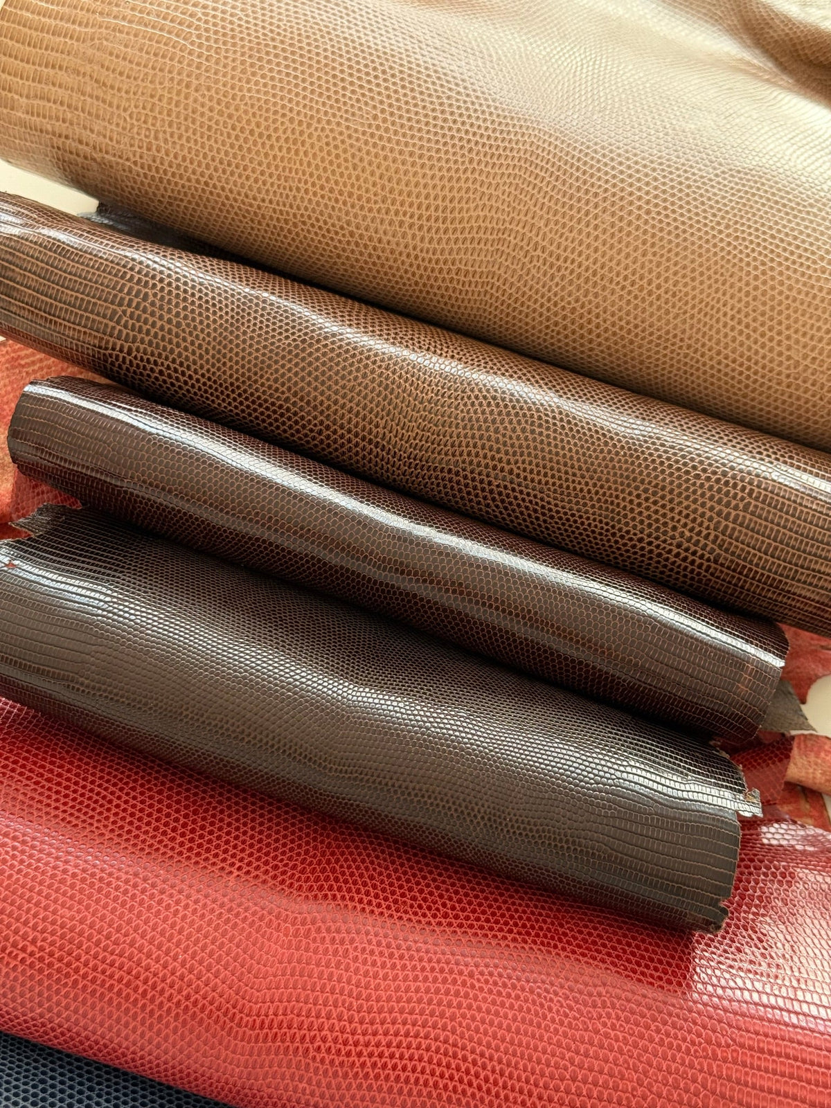 Lizard leather strap – handmade by Atelier Taha
