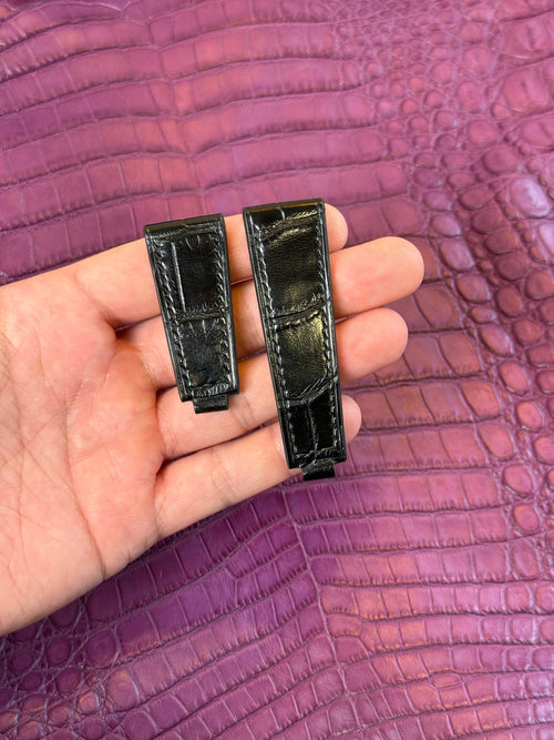 Large Grain Alligator Watch Strap – Handmade to Order