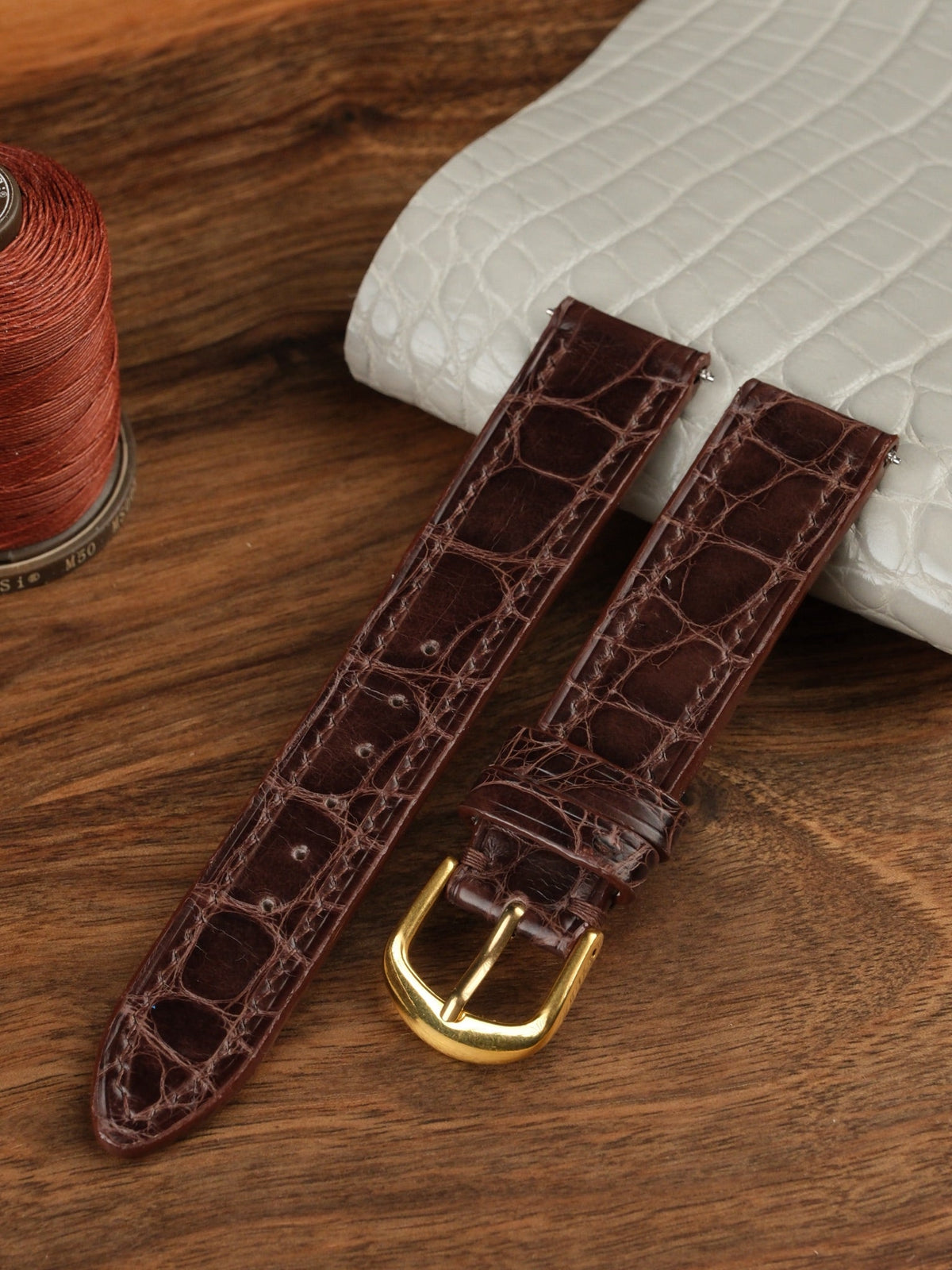 Maßarmband aus Leder – handgefertigt für jede Uhr, Leder nach Wahl